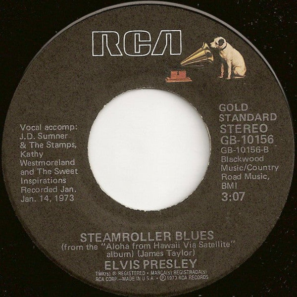 Elvis Presley : Burning Love (7, Single, RE, Ind) 1