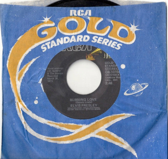 Elvis Presley : Burning Love (7, Single, RE, Ind) 2