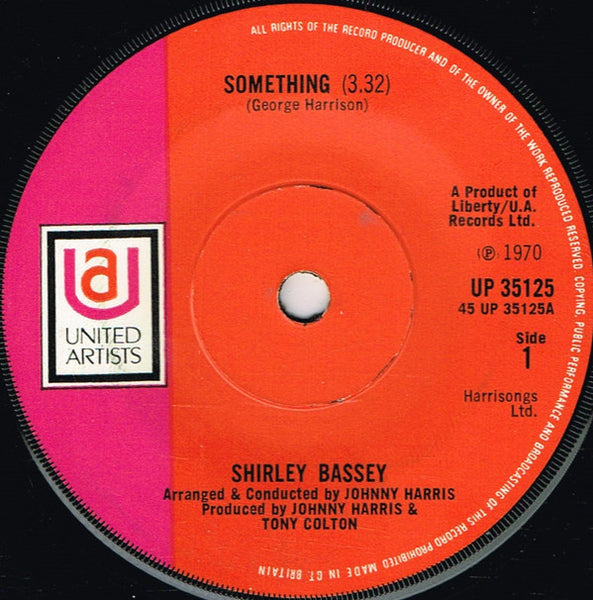 Shirley Bassey : Something (7, Single, Sol) 0