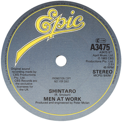 Men At Work : Its A Mistake (7, Single, Pap) 1