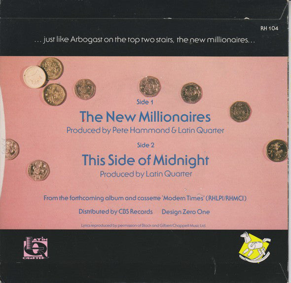 Latin Quarter : The New Millionaires (7, Single) 1