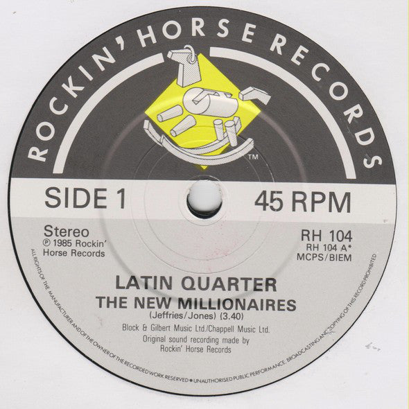 Latin Quarter : The New Millionaires (7, Single) 2