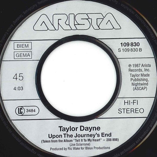 Taylor Dayne : Prove Your Love (7, Single) 3