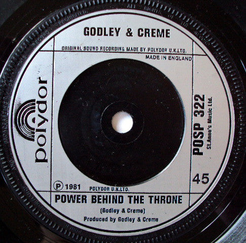 Godley & Creme : Under Your Thumb (7, Single, Sil) 1