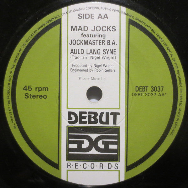 Mad Jocks Featuring Jockmaster B.A. : Jock Mix 1 (7, Single) 3