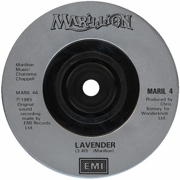 Marillion : Lavender (7, Single, Sil) 2