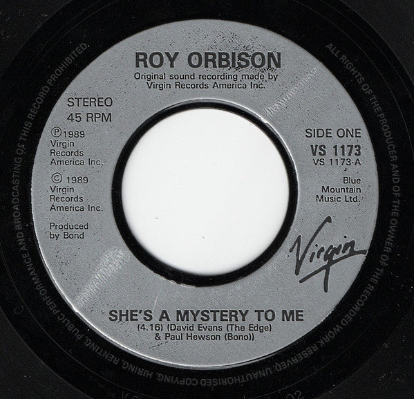 Roy Orbison : Shes A Mystery To Me (7, Single, Cor) 2
