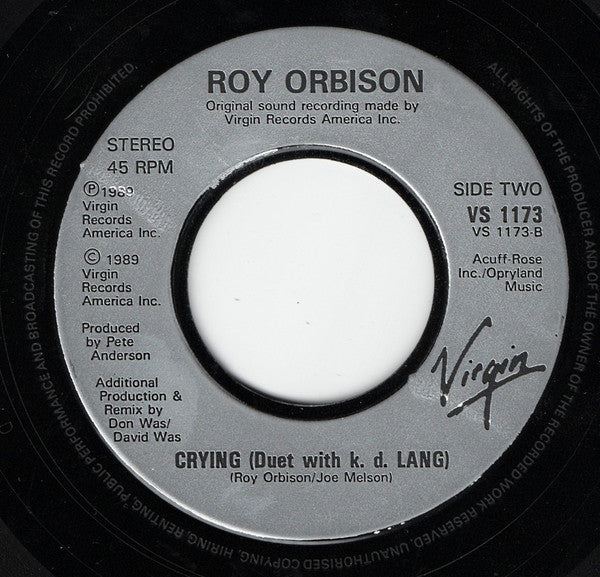 Roy Orbison : Shes A Mystery To Me (7, Single, Cor) 3