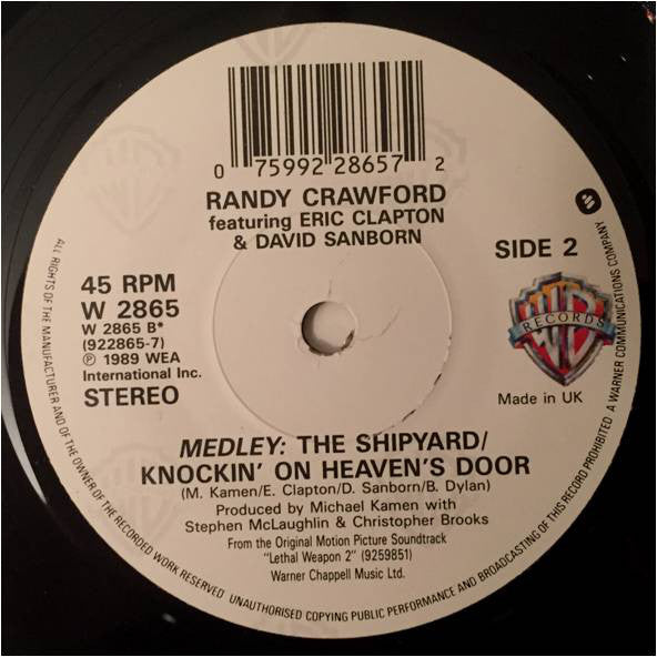 Randy Crawford Featuring Eric Clapton And David Sanborn : Knockin On Heavens Door (7) 3