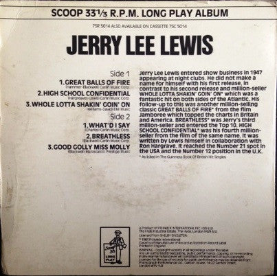 Jerry Lee Lewis : Jerry Lee Lewis (7, Album, Comp) 1