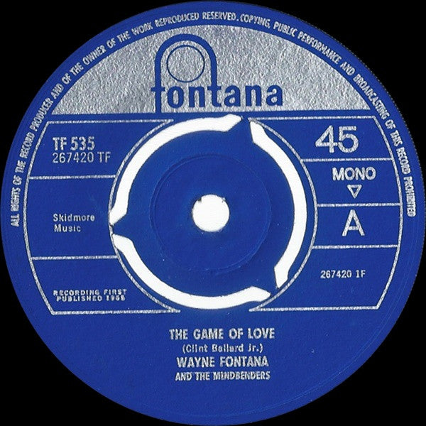 Wayne Fontana & The Mindbenders : The Game Of Love (7, Single, Mono, Kno) 0