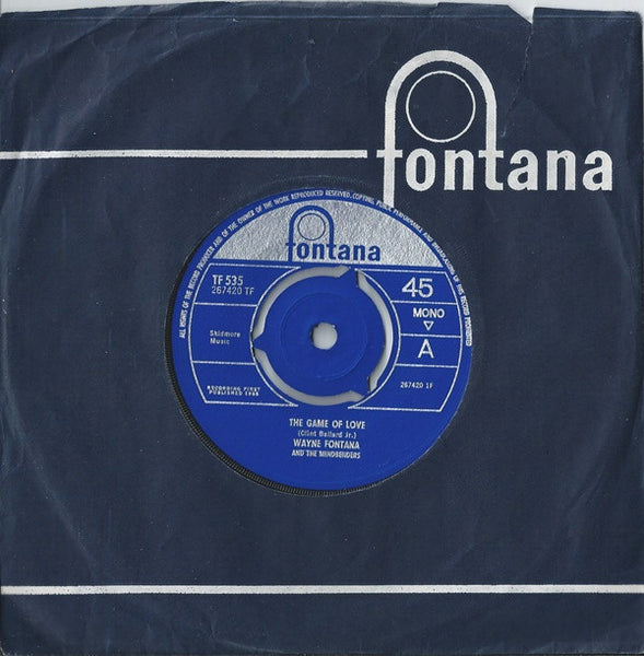 Wayne Fontana & The Mindbenders : The Game Of Love (7, Single, Mono, Kno) 2