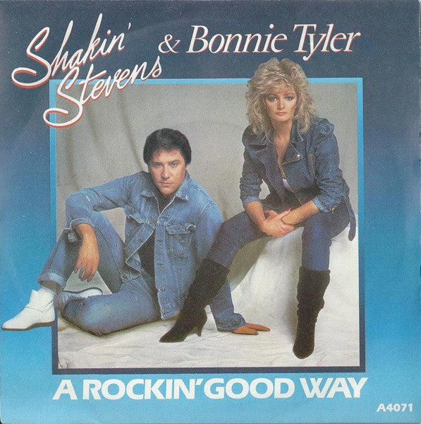 Shakin Stevens & Bonnie Tyler : A Rockin Good Way (7, Single, Pap) 0
