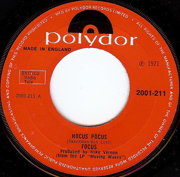 Focus  : Hocus Pocus (7, Single, Pap) 0