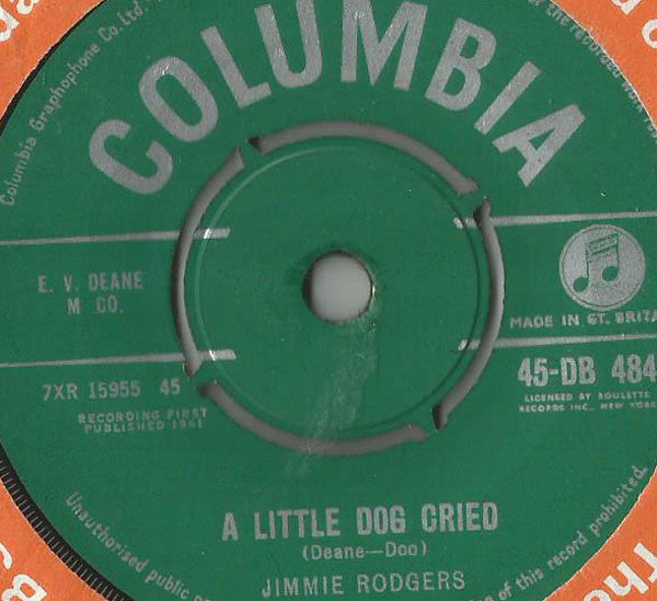 Jimmie Rodgers  : English Country Garden (7, Single) 1
