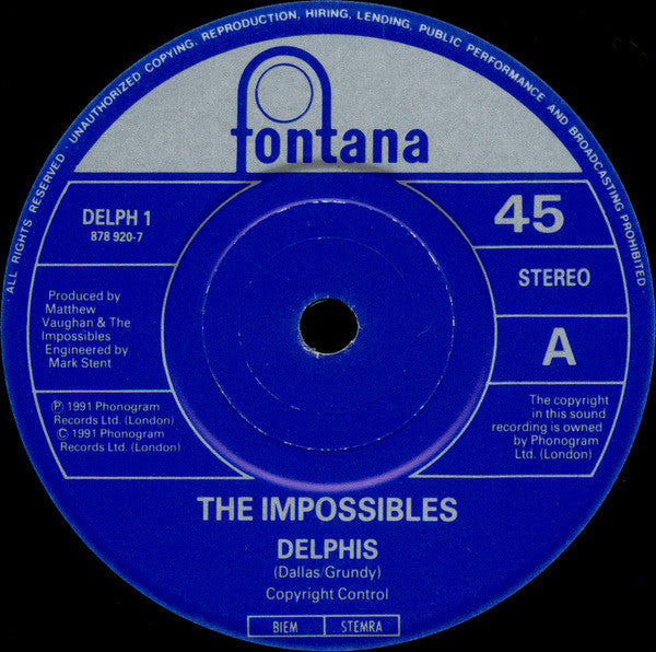 The Impossibles : Delphis (7, Single) 2
