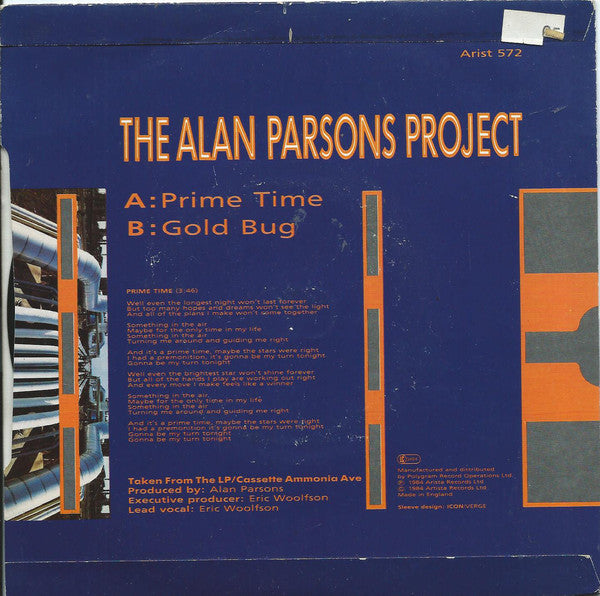 The Alan Parsons Project : Prime Time (7, Single) 1
