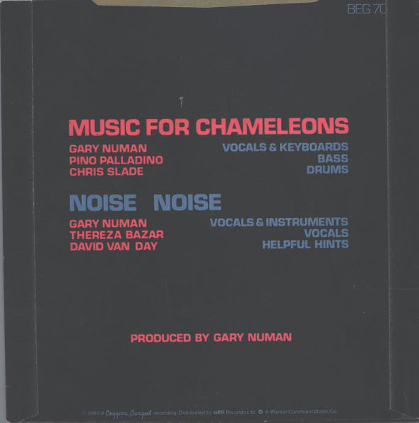 Gary Numan : Music For Chameleons (7, Single) 1