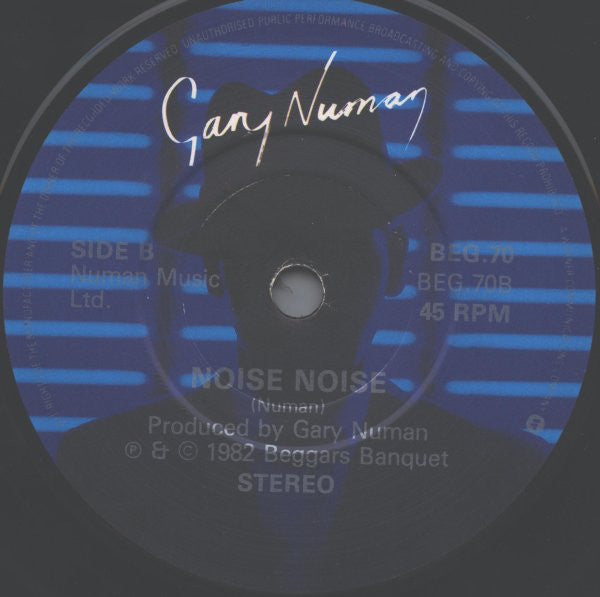 Gary Numan : Music For Chameleons (7, Single) 3