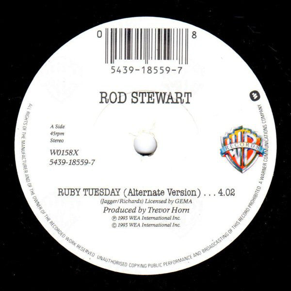 Rod Stewart : Ruby Tuesday (Alternate Version) - Limited Brits Edition (7) 2