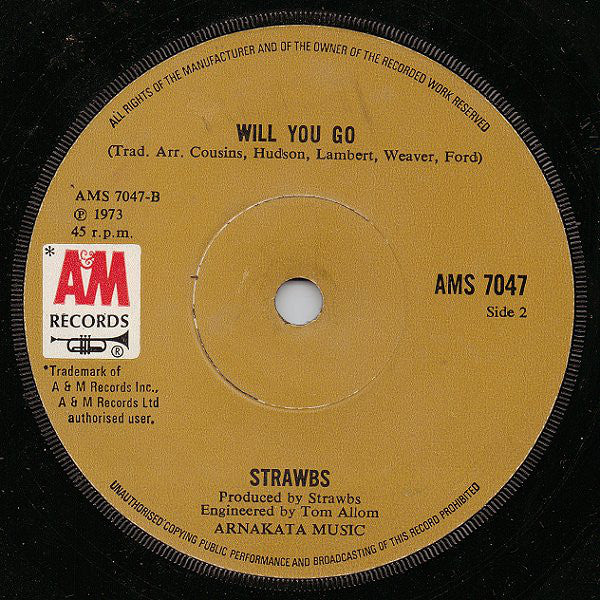 Strawbs : Part Of The Union  (7, Single, Sol) 1