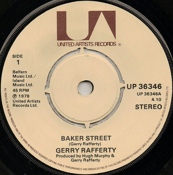 Gerry Rafferty : Baker Street (7, Single, Pus) 0