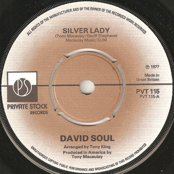 David Soul : Silver Lady (7, Single) 0