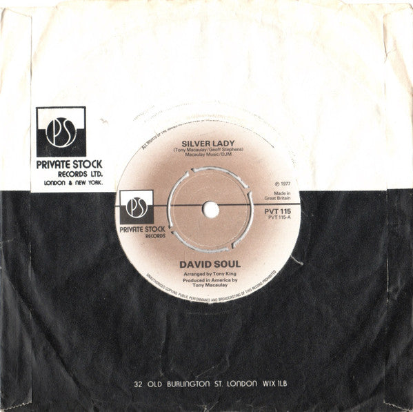 David Soul : Silver Lady (7, Single) 3