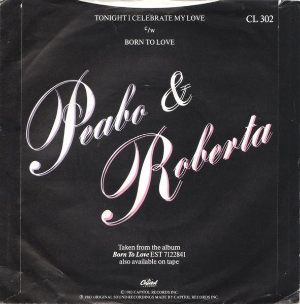 Peabo Bryson / Roberta Flack : Tonight I Celebrate My Love (7, Sol) 1