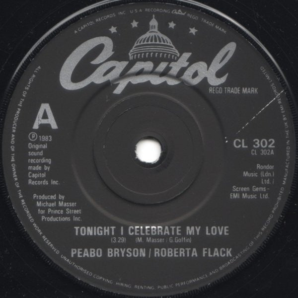 Peabo Bryson / Roberta Flack : Tonight I Celebrate My Love (7, Sol) 2