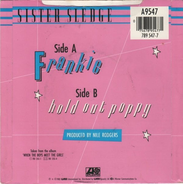 Sister Sledge : Frankie (7, Single, Red) 1