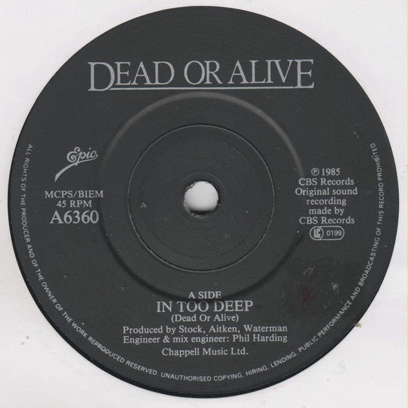 Dead Or Alive : In Too Deep (7, Single, Glo) 2