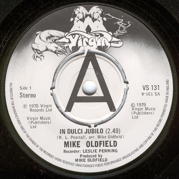 Mike Oldfield : In Dulci Jubilo / On Horseback (7, Single, 4 P) 0