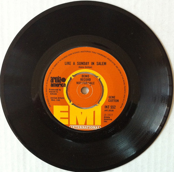 Gene Cotton : Before My Heart Finds Out (7, Single, Promo) 1
