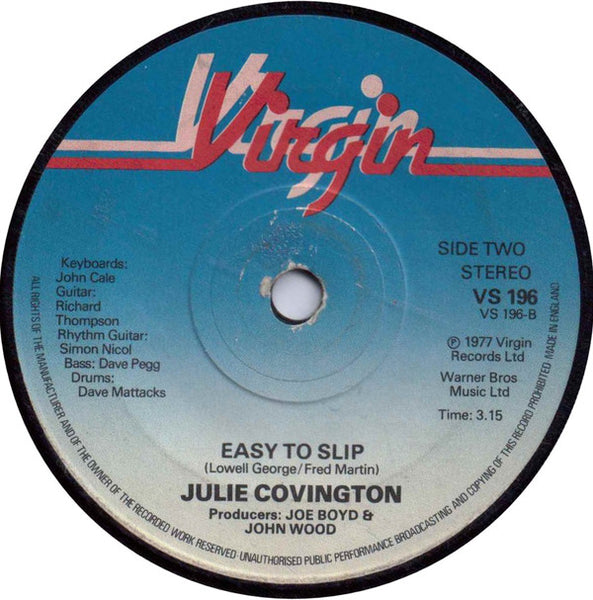 Julie Covington : Only Women Bleed (7, Single) 1