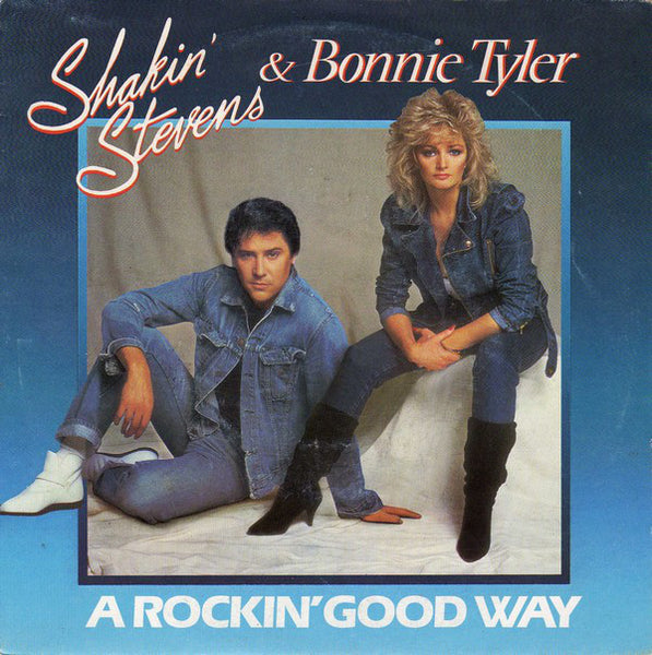 Shakin Stevens & Bonnie Tyler : A Rockin Good Way (7, Single) 0
