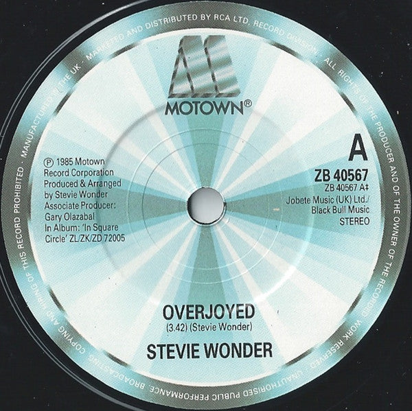 Stevie Wonder : Overjoyed (7) 2
