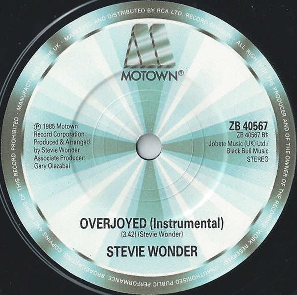 Stevie Wonder : Overjoyed (7) 3