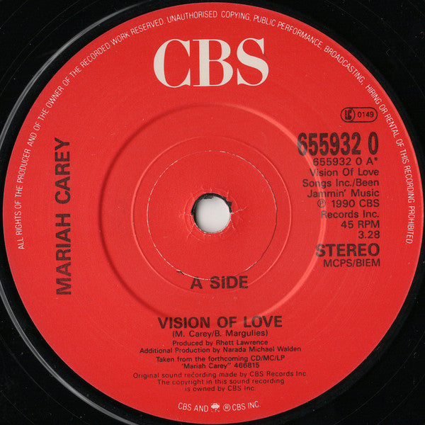 Mariah Carey : Vision Of Love (7, Single) 2