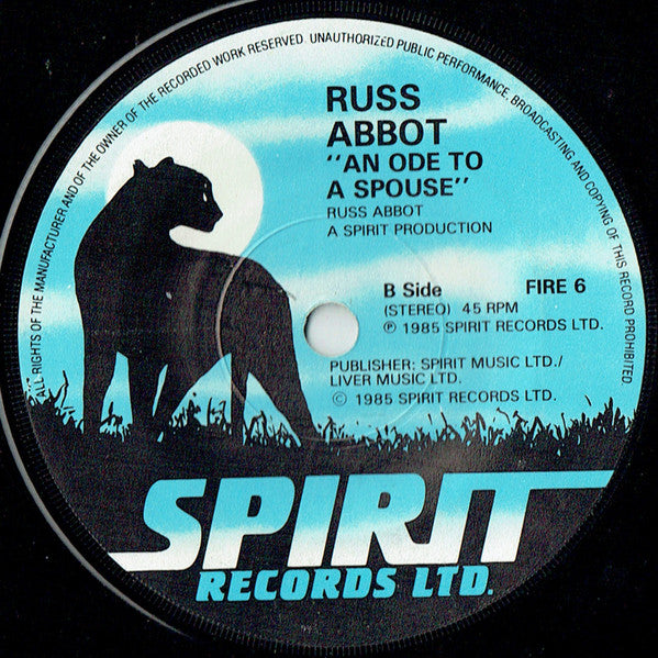 Russ Abbot : All Night Holiday (7, Single, Pap) 3