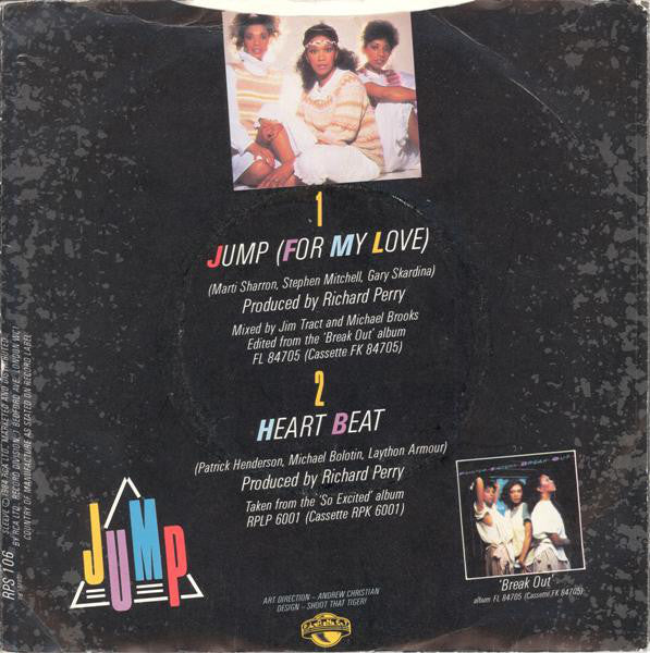 Pointer Sisters : Jump (For My Love) (7, Single, Inj) 1