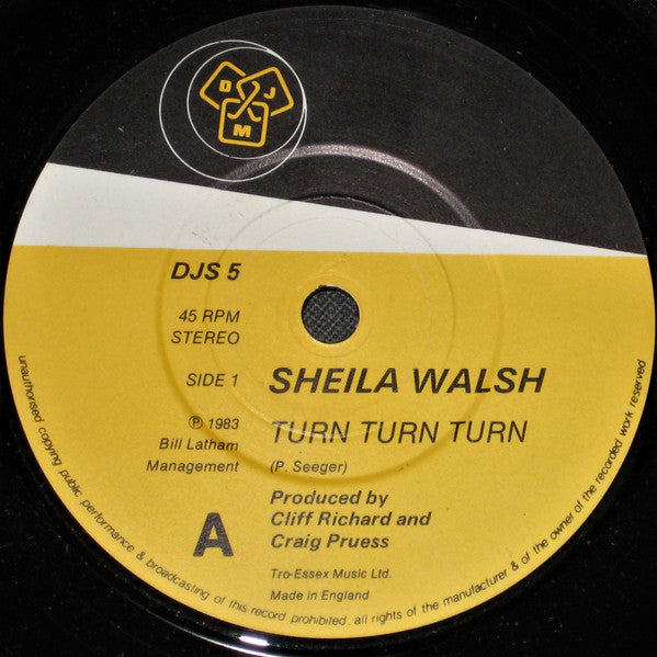 Sheila Walsh : Turn Turn Turn (7, Single) 1