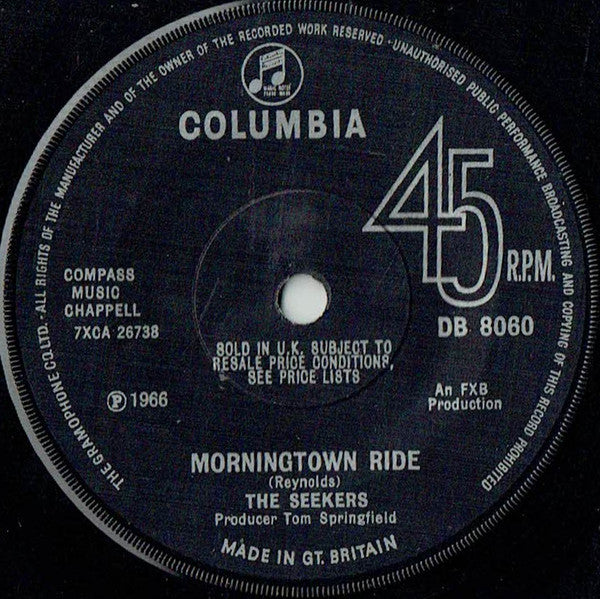 The Seekers : Morningtown Ride (7, Single, Sol) 0