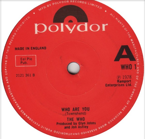 The Who : Had Enough / Who Are You (7, Single) 3
