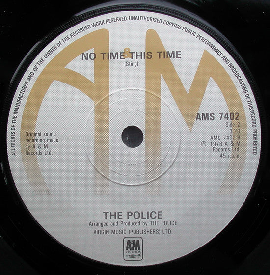 The Police : So Lonely (7, Single, RE) 3
