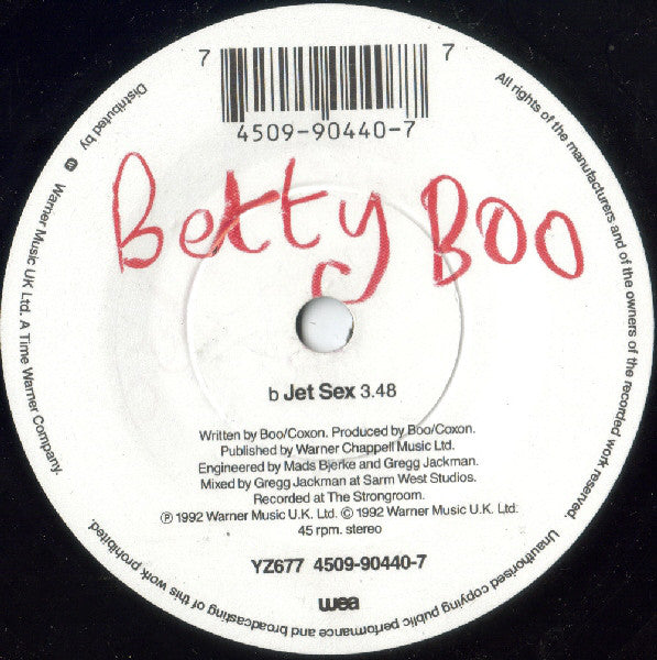 Betty Boo : Let Me Take You There (7, Single, Pos) 3