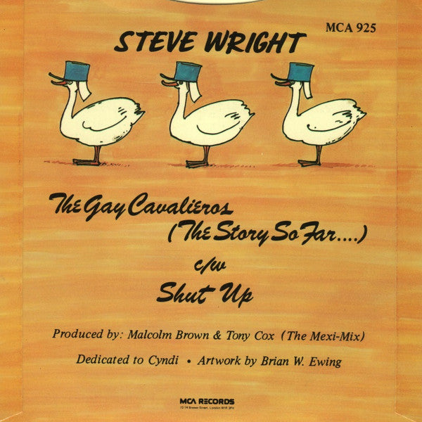 Steve Wright  : The Gay Cavalieros (The Story So Far...) (7, Single, Sol) 1