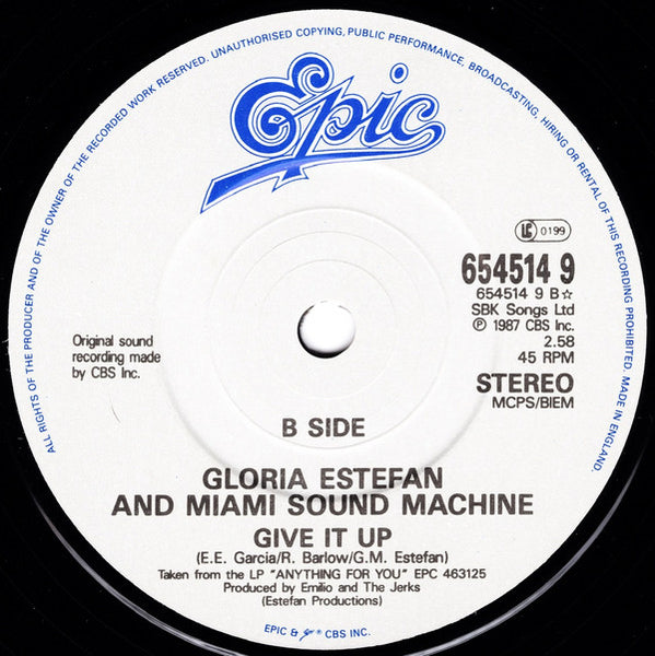 Miami Sound Machine : Rhythm Is Gonna Get You (7, Single, RE, Spe) 3