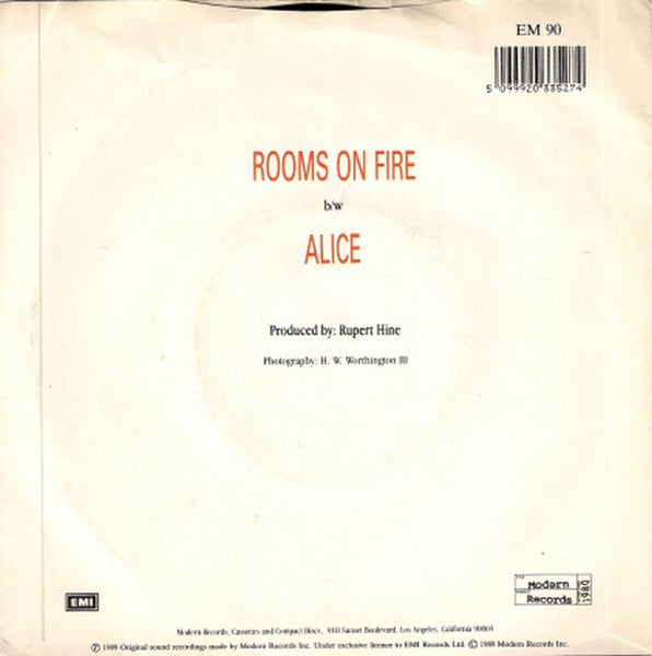 Stevie Nicks : Rooms On Fire (7, Single) 1