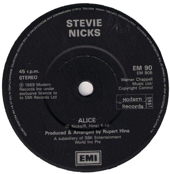 Stevie Nicks : Rooms On Fire (7, Single) 3
